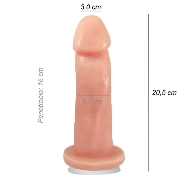 Producto - Dildo Consolador Super Ventosa piel - 0