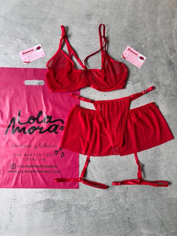 Producto - CONJUNTO KAROL ROJO - 1