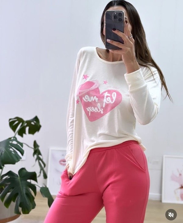 Producto - PIJAMA CORAZÓN - TALLE L
