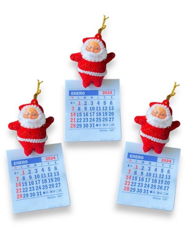 Producto - Almanaque Calendario Mignon Año 2026 Navidad Papa Noel X5