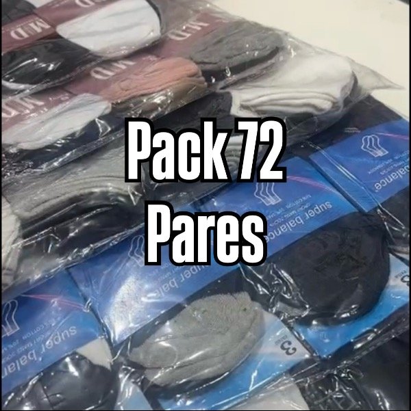 Producto - Pack 72 Pares De Soquetes - 0