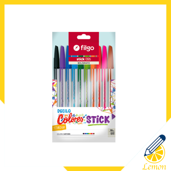Producto - Lapiceras de Color Filgo Stick x10