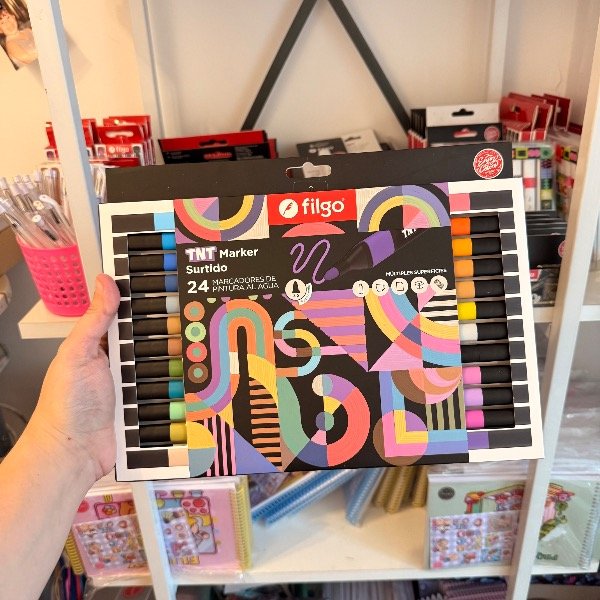 Producto - Marcadores al agua TNT filgo x 24