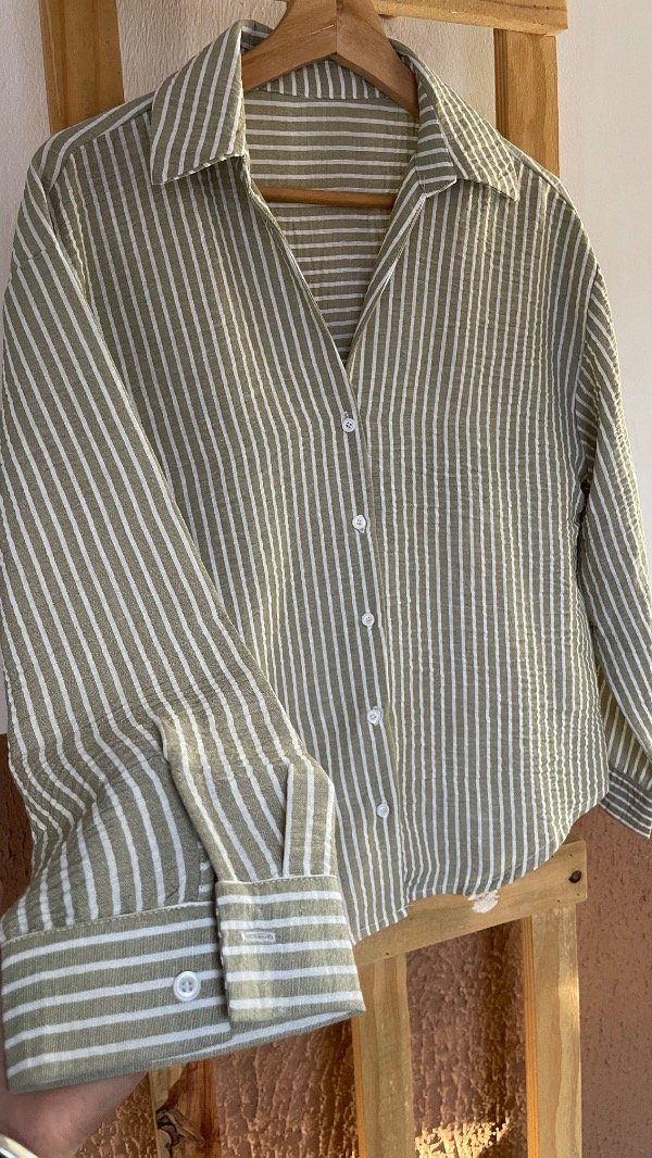 Producto - CAMISA OVERSIZE RAYADA (3 modelos) - 7