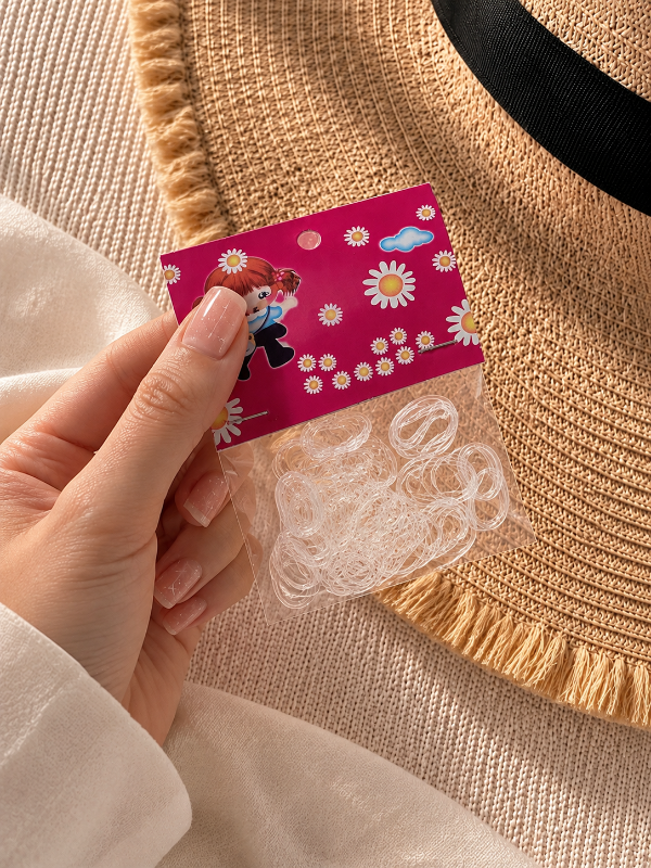 Producto - Banditas transparentes para trenza