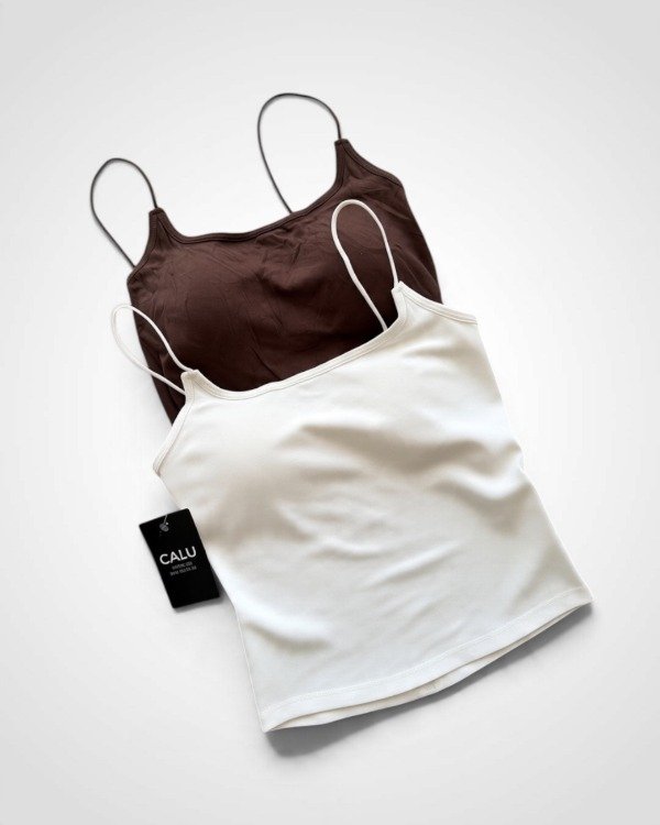 Producto - MUSCULOSA IMPORTADA TAZAS TIRAS BECA 0906
