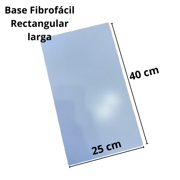 Producto - Base Fibrofácil Rectangular larga 25x40 cm
