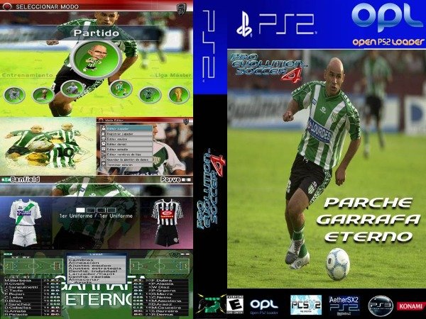 Producto - PES 4 PARCHE HOMENAJE A GARRAFA SANCHEZ BANFIELD