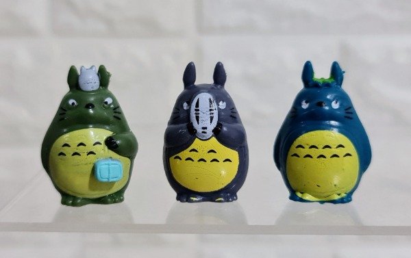 Producto - Figuras Totoro set x 3 figuras de 3 cm (grupo 3)