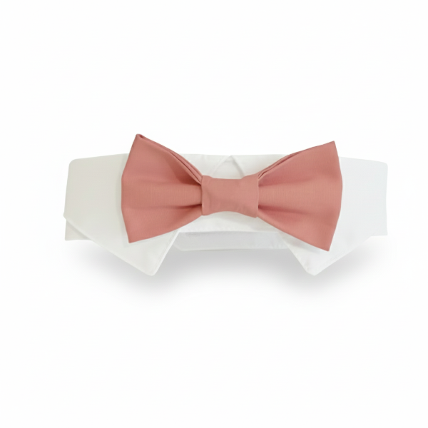 Producto - Cuello y Moño Burgues Rosa Pastel