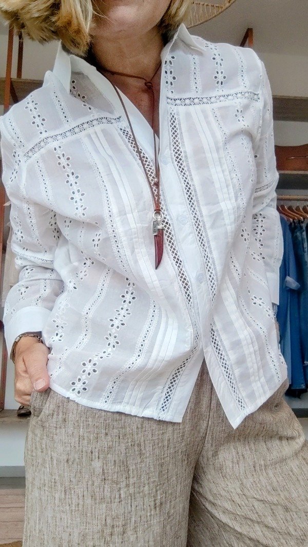 Producto - Camisa broderie Bianca