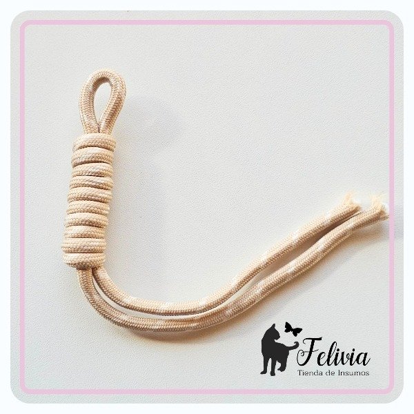 Producto - Cordón Bag Charm sin puntera. Beige