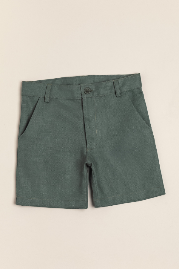 Producto - Bermuda de lino con cierre Paul ME