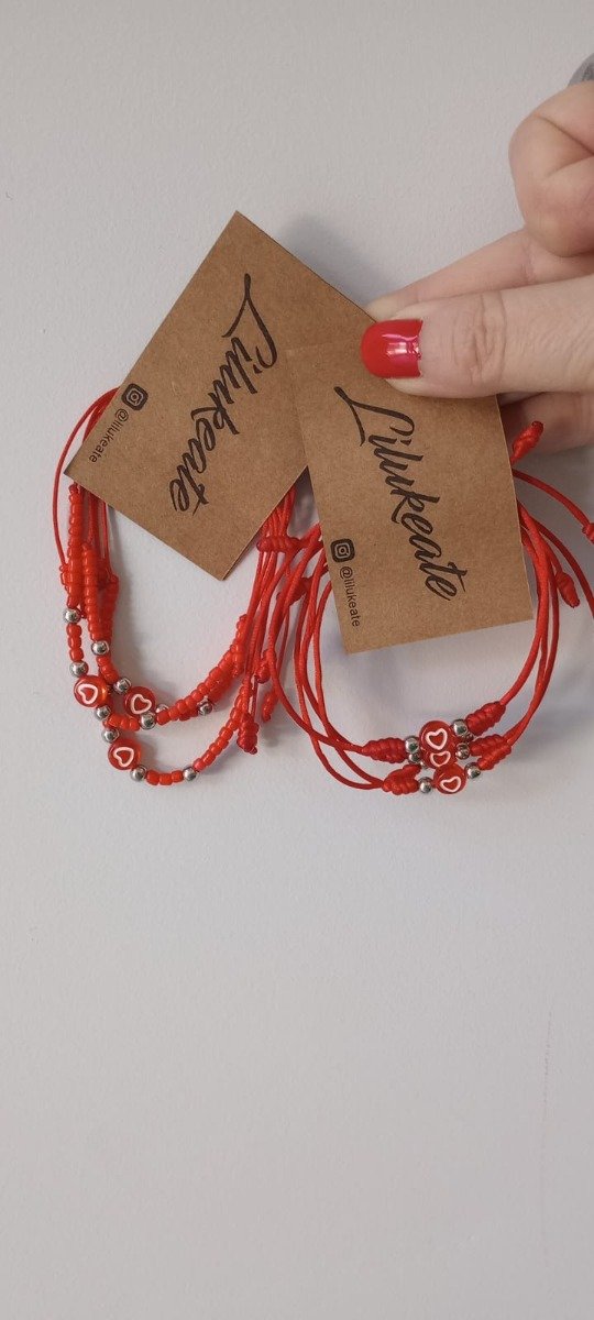 Producto - pulsera Corazón ( pack x 2)