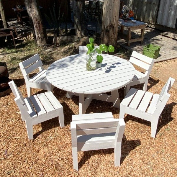 Producto - Juego de Comedor Exterior "Low Dining Redondo" - 2