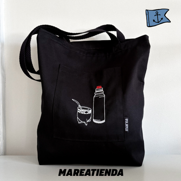 Producto - Tote Bag Negra Mate