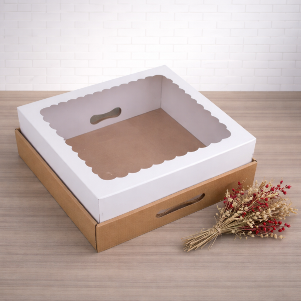 Producto - Caja para desayuno con visor 30x30x12 - 0