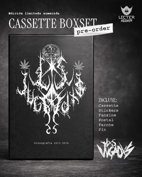 Producto - LXS JUGADXS - Discografía 2013-2016 (Cassette Boxset)