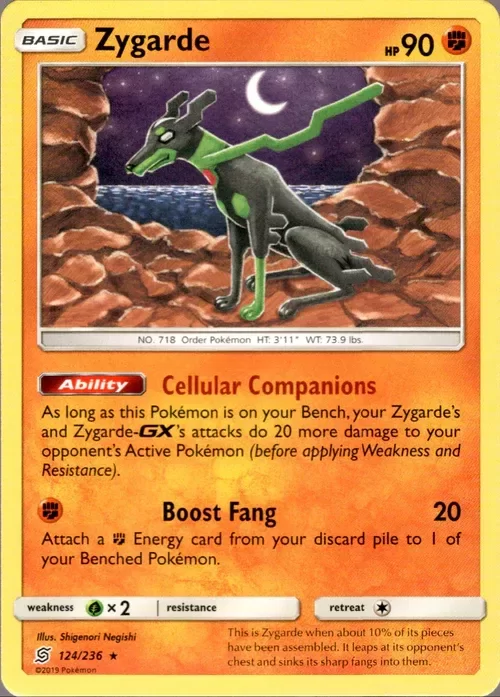 Producto - Zygarde - 124/236 - Unified Minds