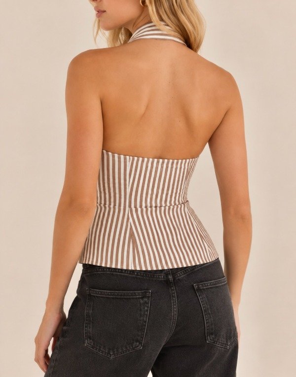 Producto - Top Halter con abertura - 4