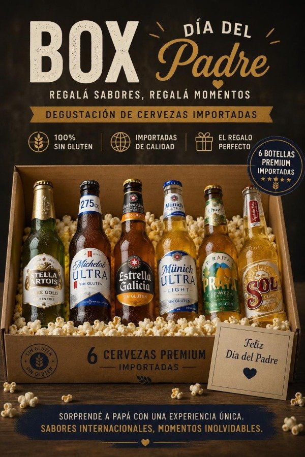 Producto - BOX CERVEZAS IMPORTADAS SIN GLUTEN