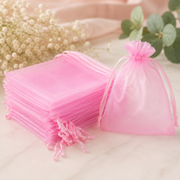 Producto - Bolsa de organza 17x23 Rosa