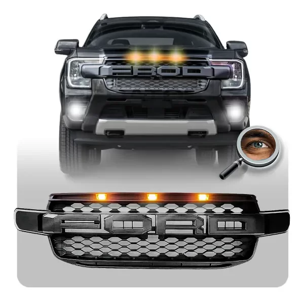 Producto - Parrilla Raptor P/ Ranger 2023 24+ Led Ambar Tuningchrome