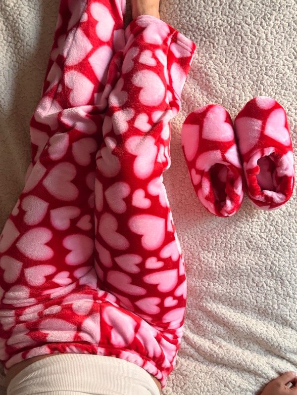Producto - Pantalón POLAR CORAZONES