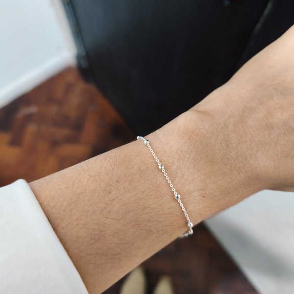 Producto - Pulsera pelotitas facetadas (#576) - 0