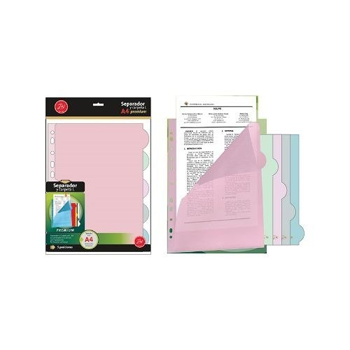 Producto - Separadores Fw A4 5 Div En L