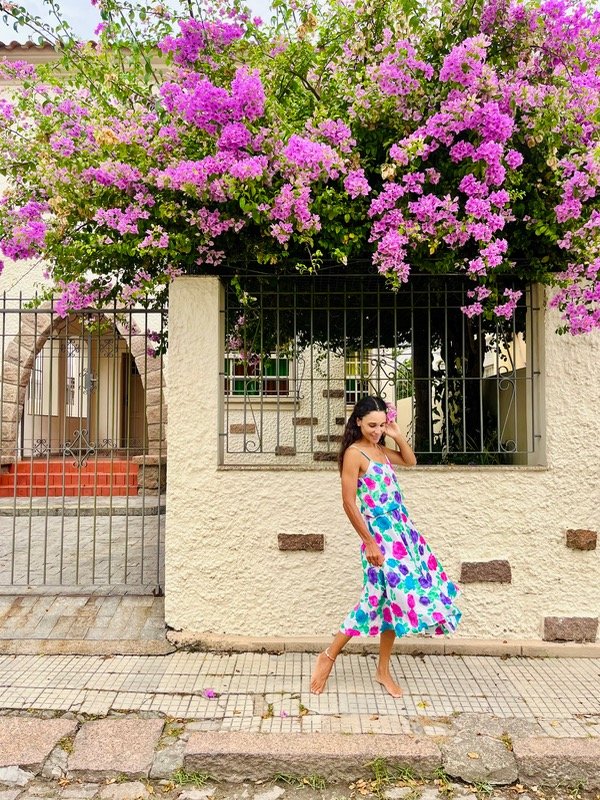 Producto - Set de Falda y Musculosa Flores.