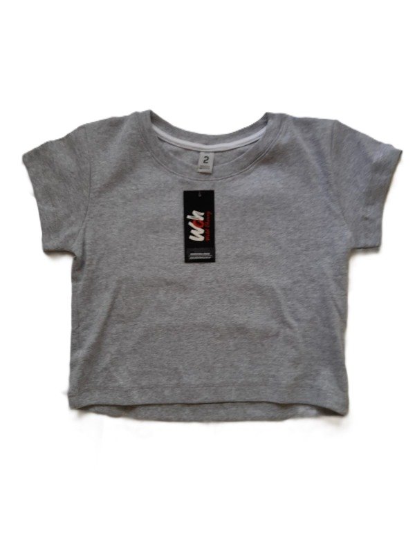 Producto - PUPERA M/CORTA LISA GRIS  T-S .