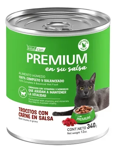 Producto - Latas Vital Can Premium 340g (gato adulto)