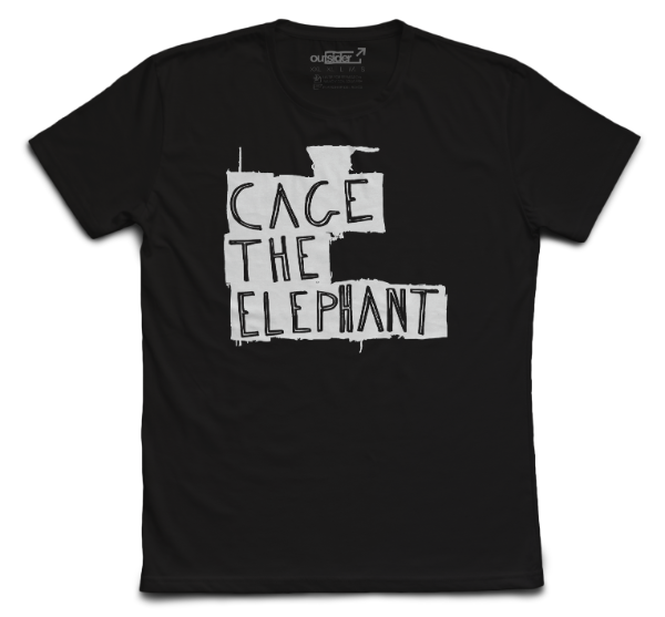 Producto - Remera Cage The Elephant - Logo - Negra