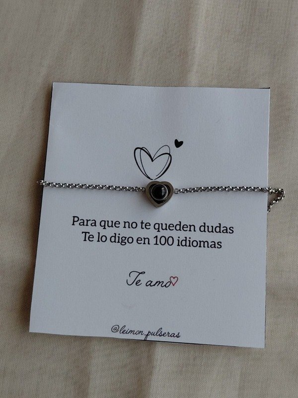 Producto - Pulsera te amo xu