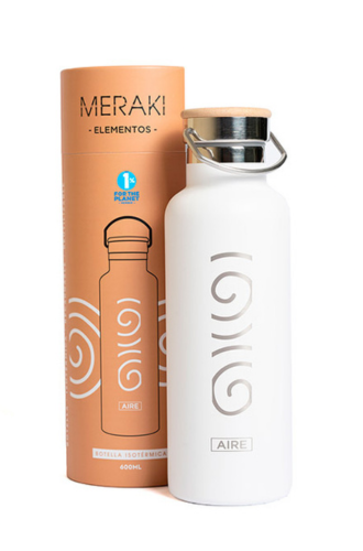 Producto - Botella Isotermica Meraki 600ml Blanco