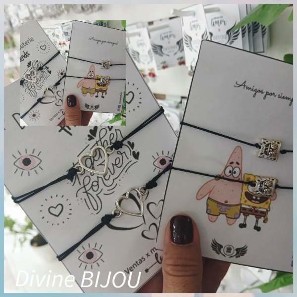 Producto - Dos pulseras compartir amistad
