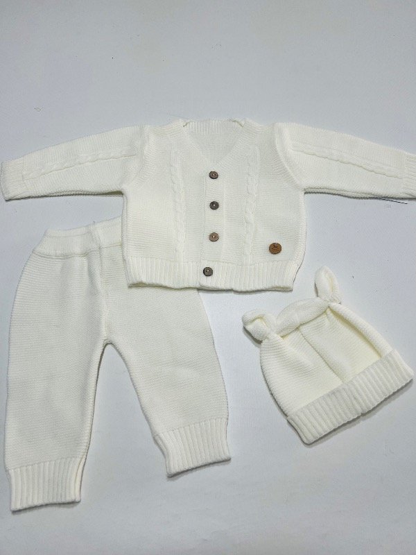 Producto - Set BC tejido Manteca