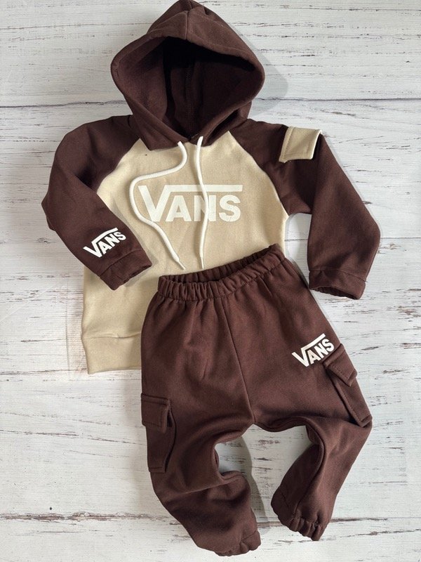 Producto - Conjunto Vans combinado choco/beige
