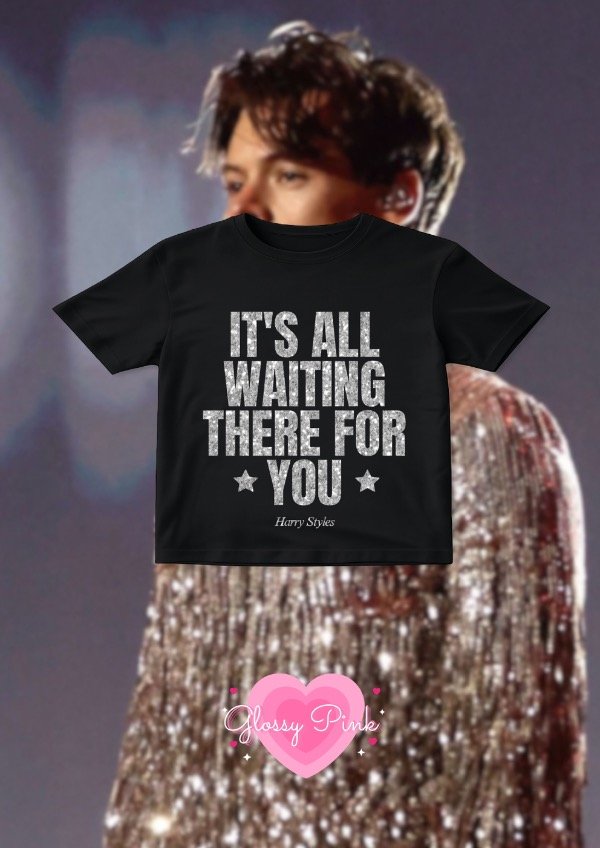 Producto - Baby Tee Its All Waiting There For You - VINILO TEXTIL GLITTER