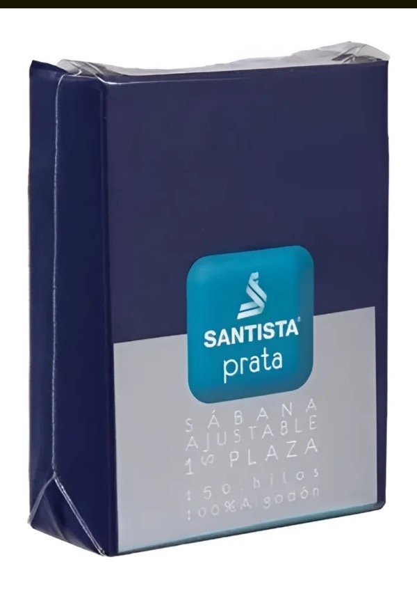 Producto - Sábanas Ajustable 11/2pl Santista Prata
