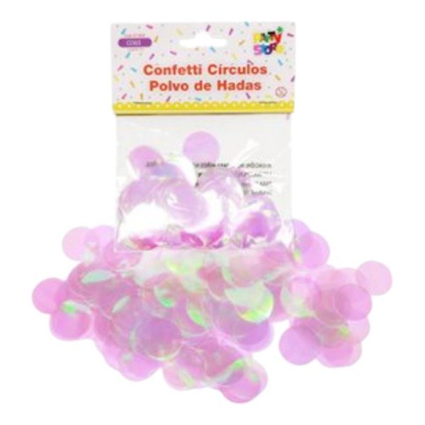 Producto - CONFETTI CIRCULOS POLVO DE HADAS (BOLSA X 15 GRS.)(ELEGIR PRODUCTO.)