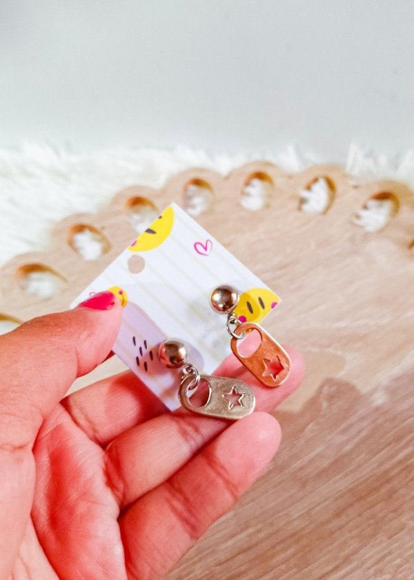Producto - Aros chapita estrella