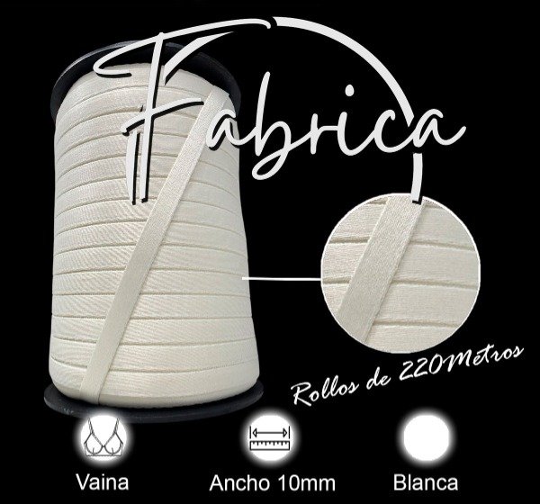 Producto - Vaina Blanco 10mm (rollo)