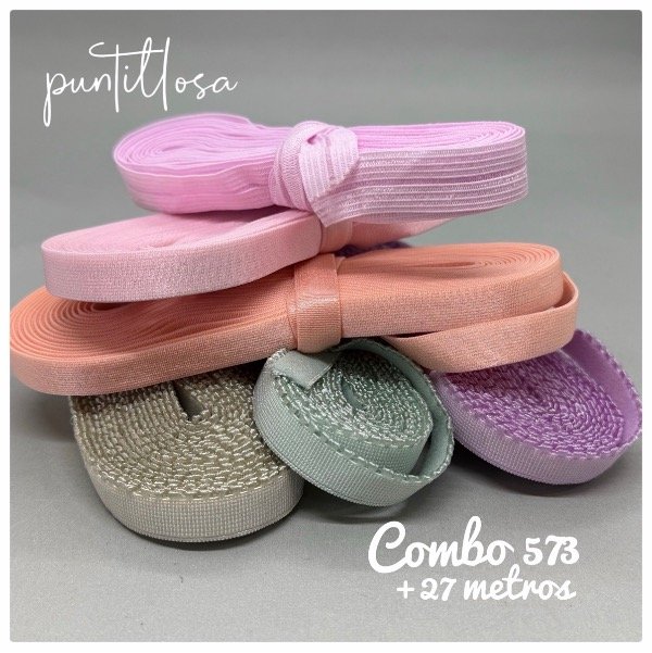 Producto - Combo 573- Elásticos Surtidos +27 metros