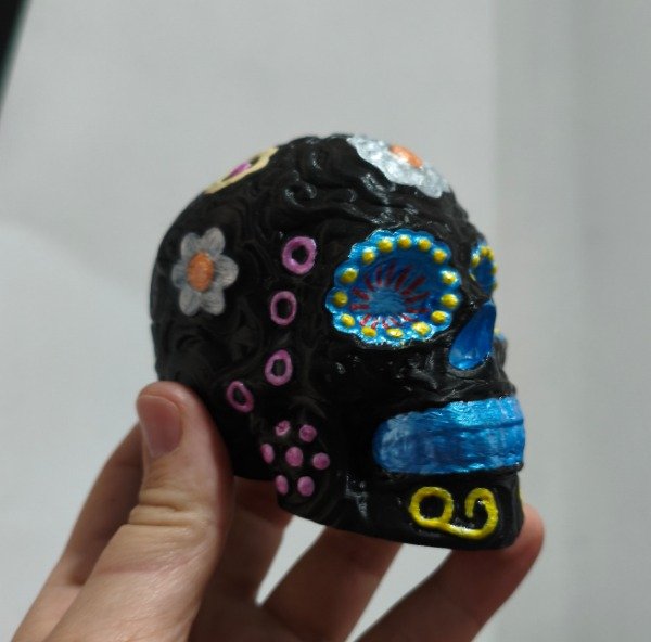 Producto - CALAVERA PINTADA A MANO
