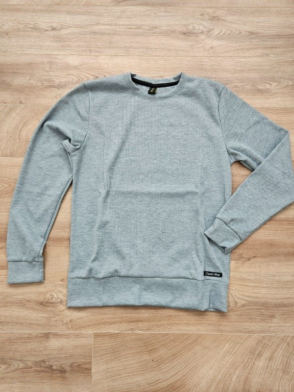 Producto - Sweater waffle liviano gris