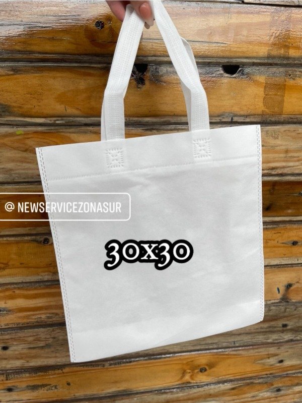 Producto - BOLSA FRISELINA ASA BLANCA 30X30