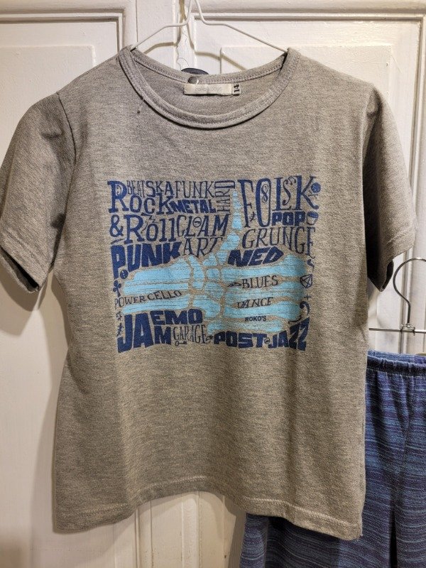 Producto - Pijama ROKO'S BOYS gris y azul Talle 10 años - PRECIO: 9X - 1