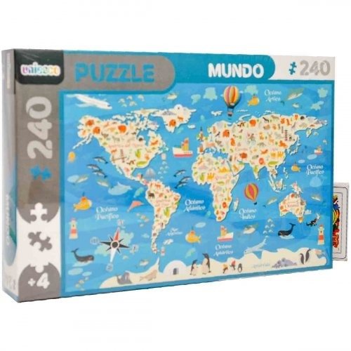 Producto - ROMPECABEZAS 240 PSAS. MUNDO